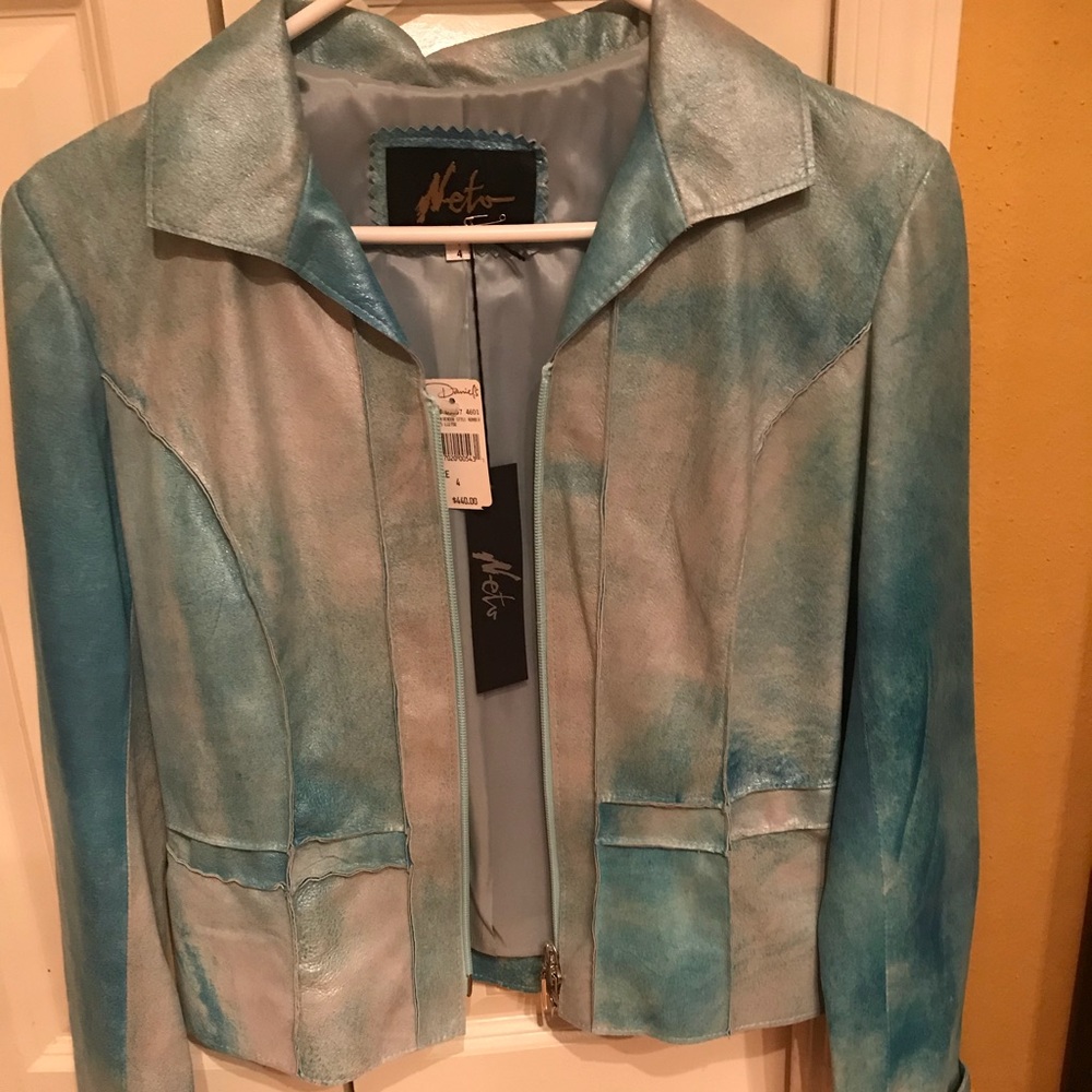 Neto leather jacket